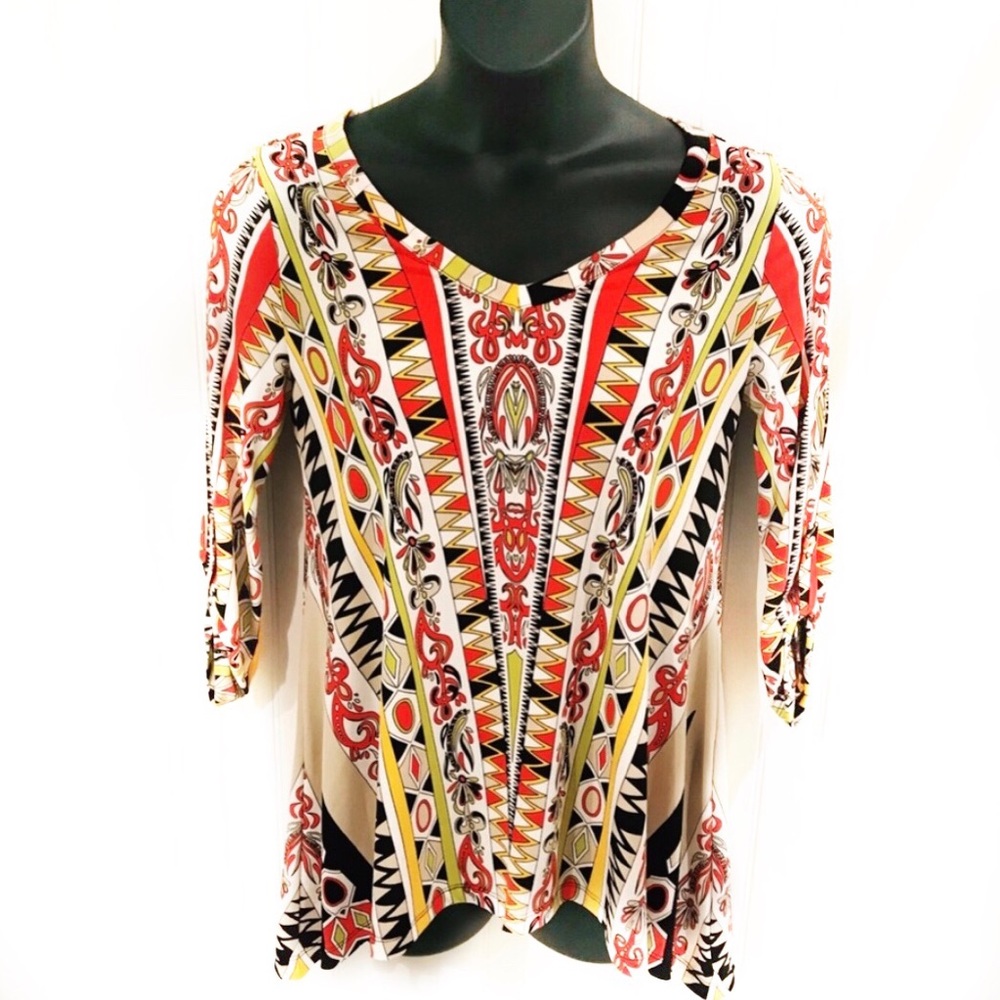 PREMISE "Safari Queen" Multicolor Top Small